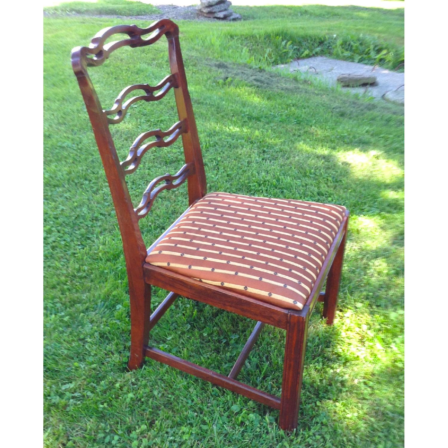 Antique Chippendale Mahogany Chairs - image-4