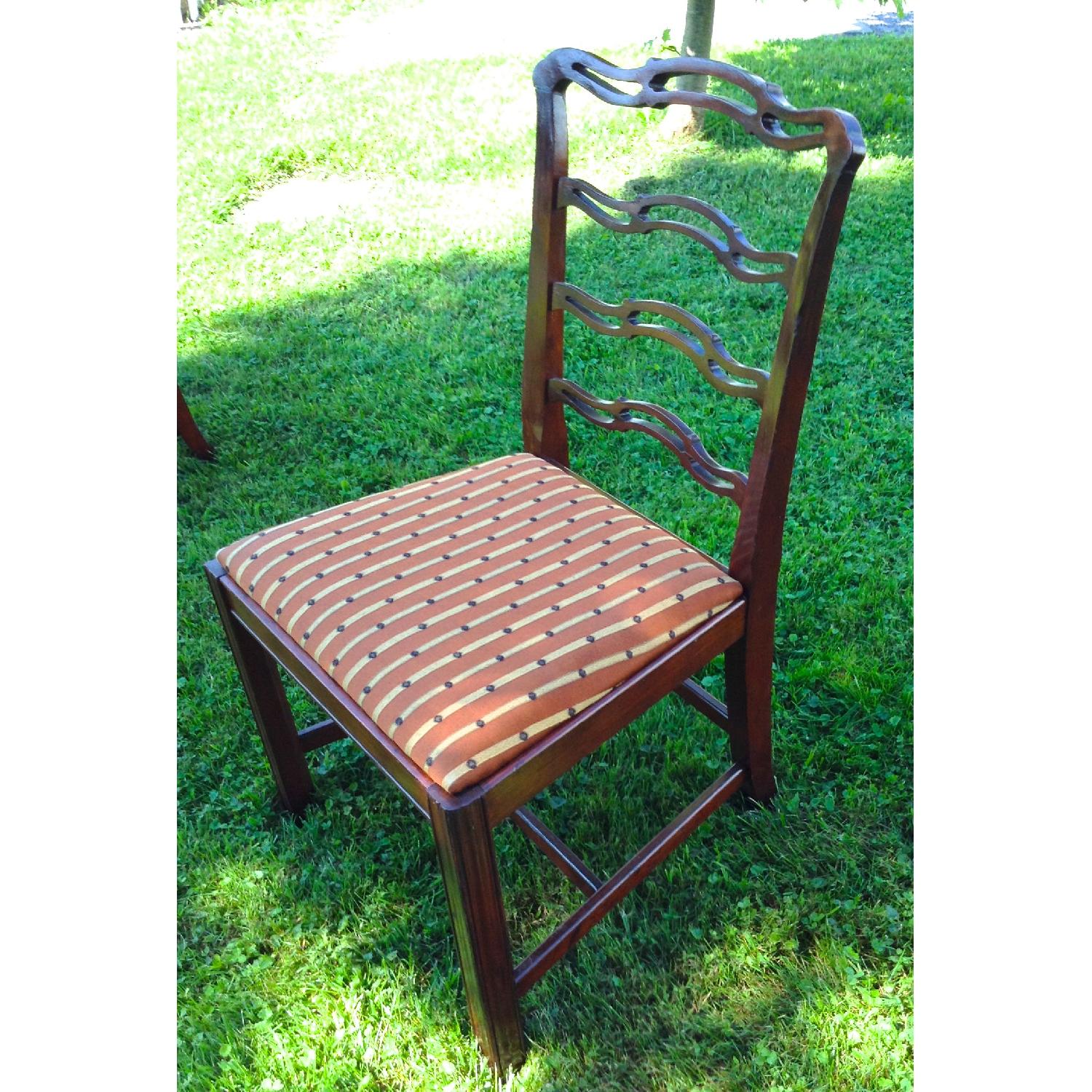Antique Chippendale Mahogany Chairs - image-5