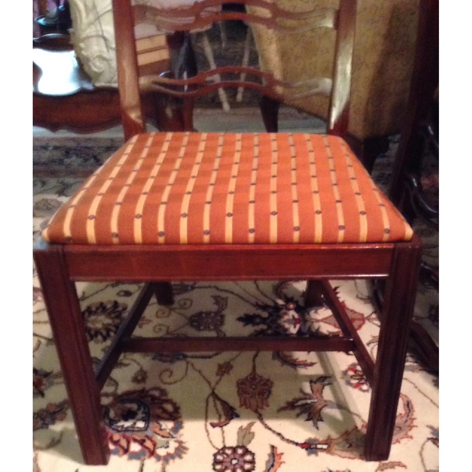 Antique Chippendale Mahogany Chairs - image-6