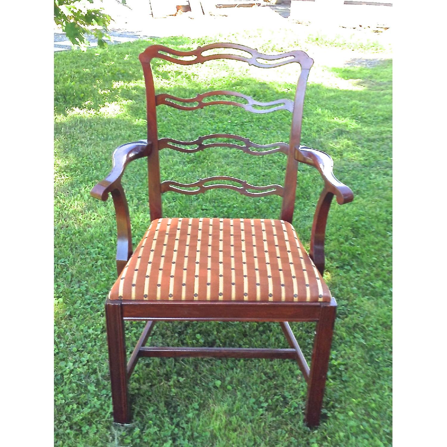 Antique Chippendale Mahogany Chairs - image-8