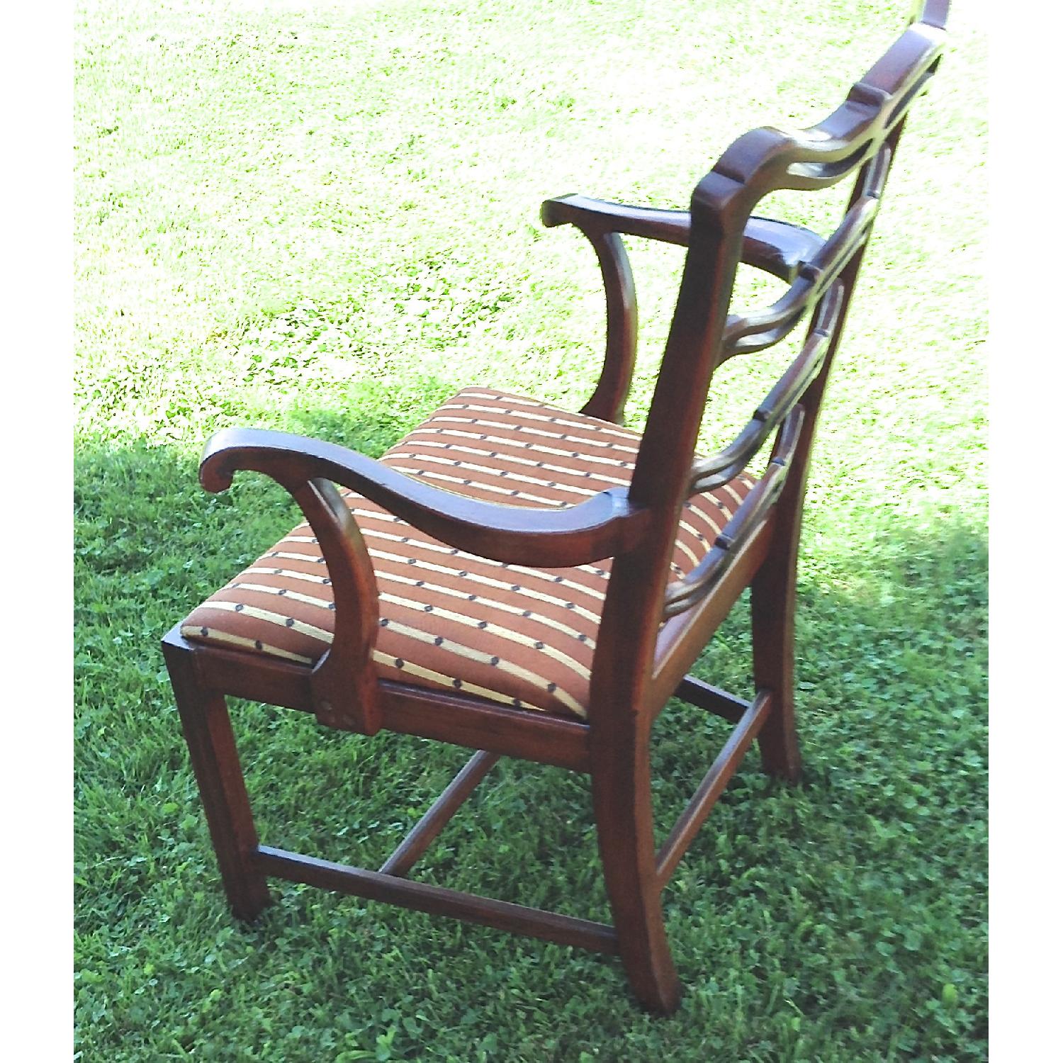 Antique Chippendale Mahogany Chairs - image-10
