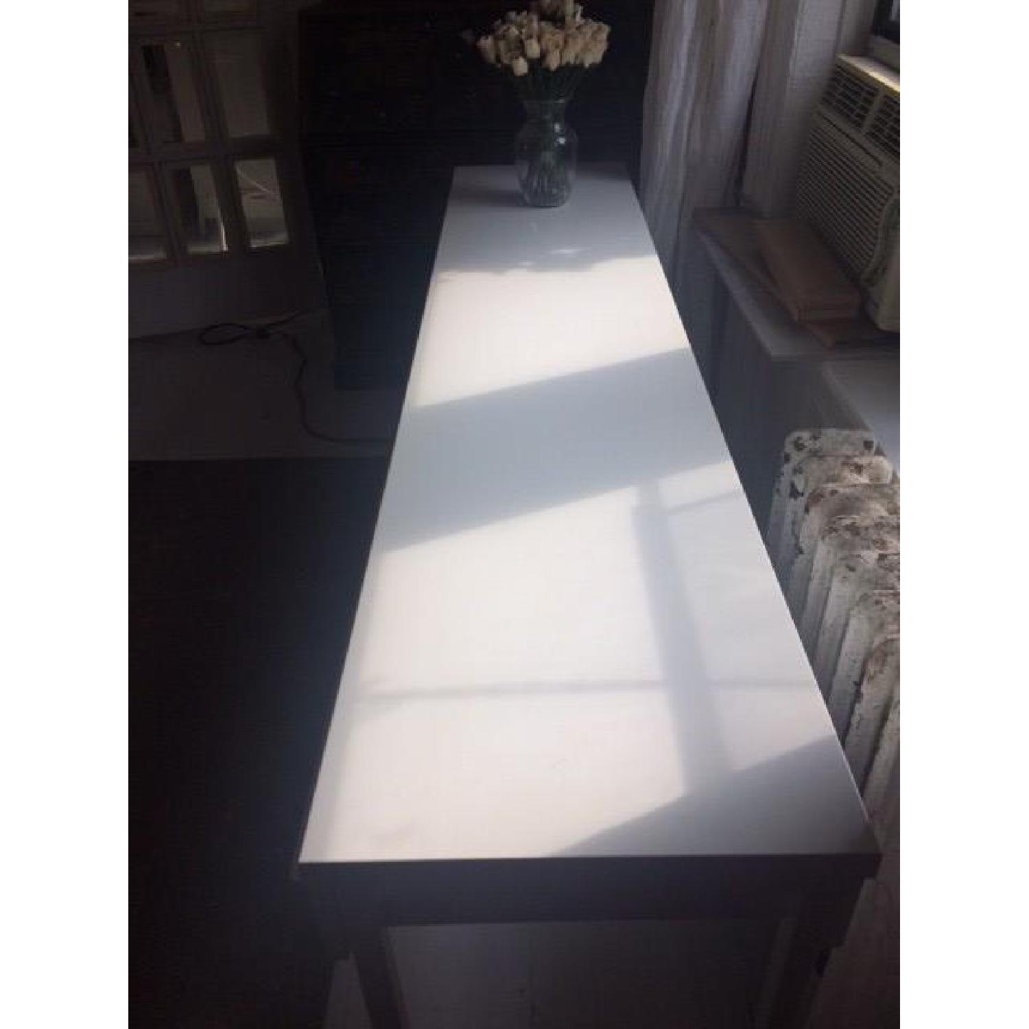 Ikea Long High Gloss Desk - image-4