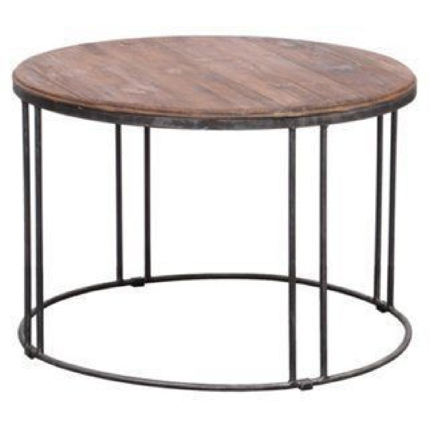 One Kings Lane Alabama Round Coffee Table in Ash Natural AptDeco