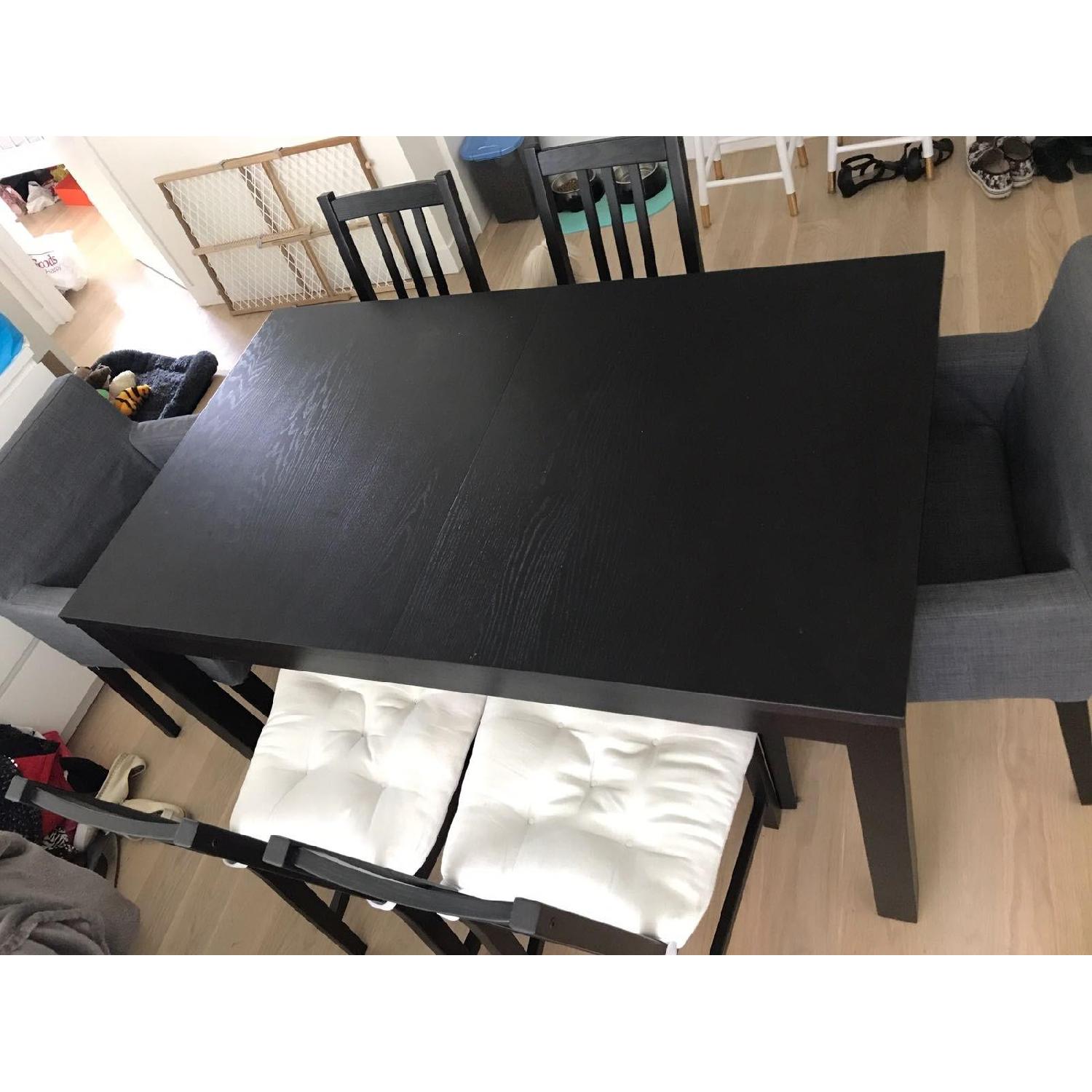 引き取り限定　IKEA BJURSTA ビュースタ ダイニングベンチ　長椅子　黒 2025年最新】bjursta ビュースタの人気アイテム - メルカリ