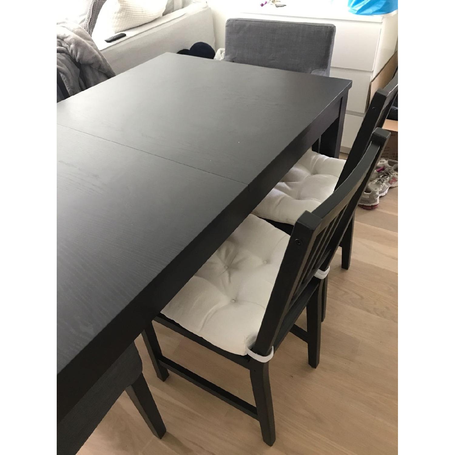 igaharunさん専用【IKEA】BJURSTA イケア BJURSTA ビュースタ 伸長式テーブル - 通販 | 家具と