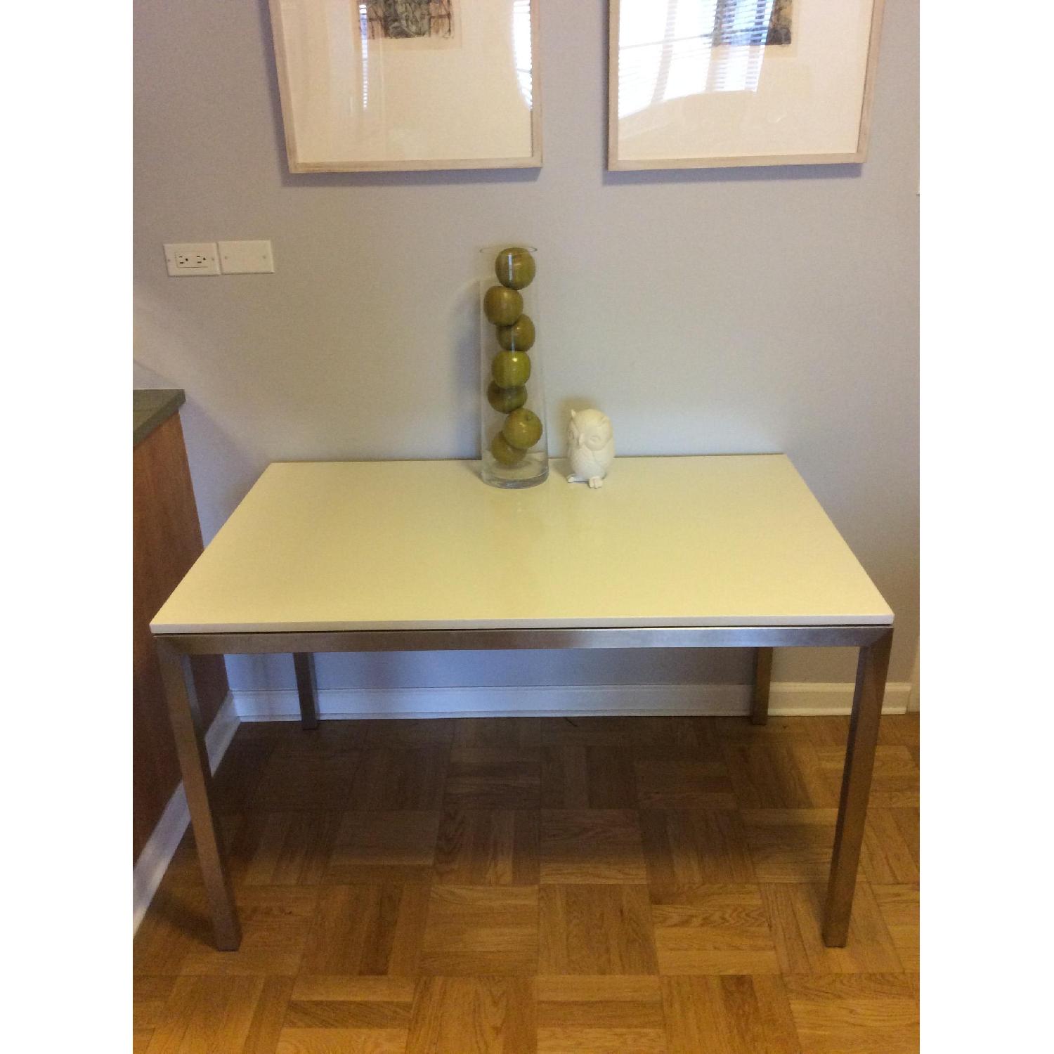 Room & Board Portica White Quartz Dining Table - image-1