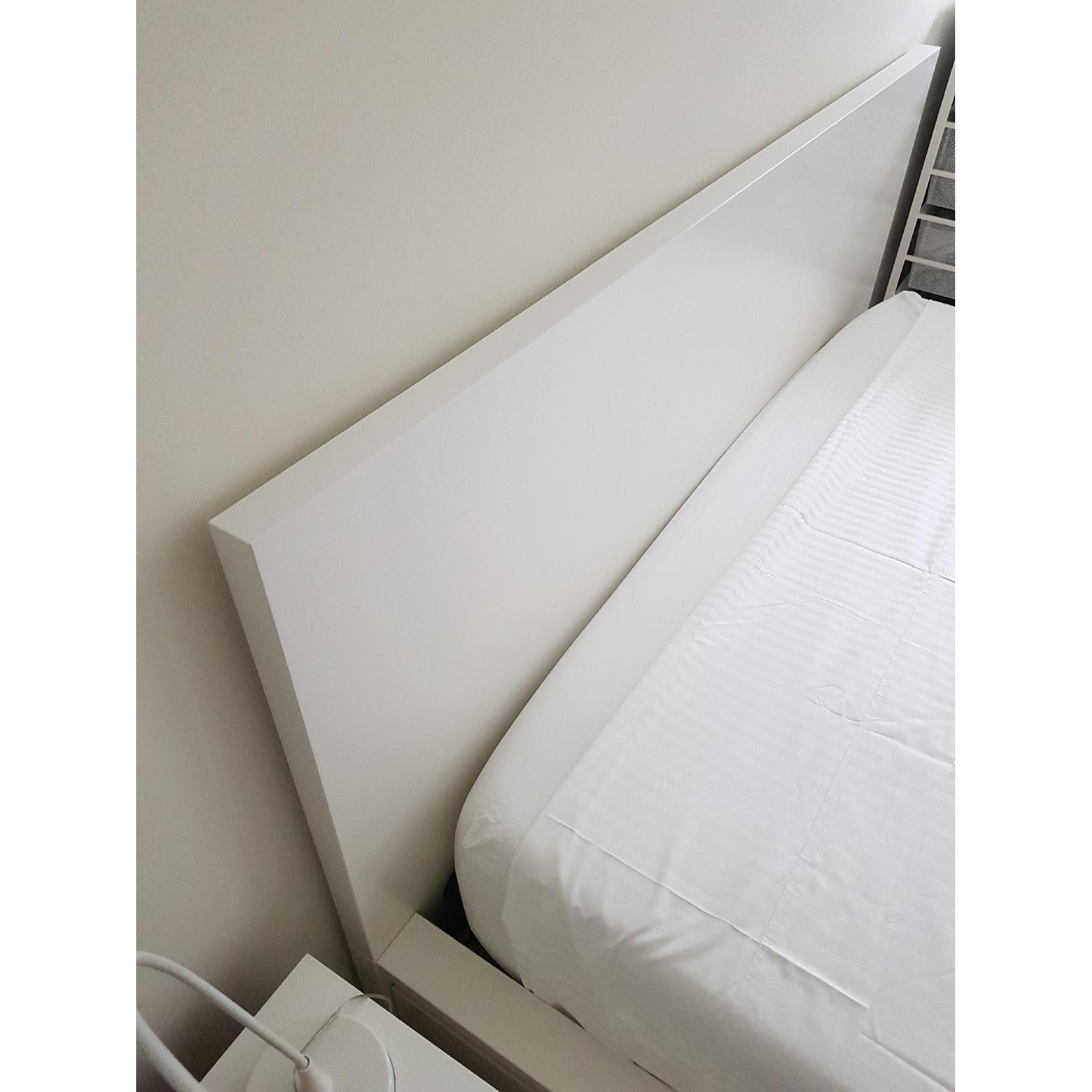 Ikea Malm High Bed Frame w/ 4 Storage Drawers - image-4