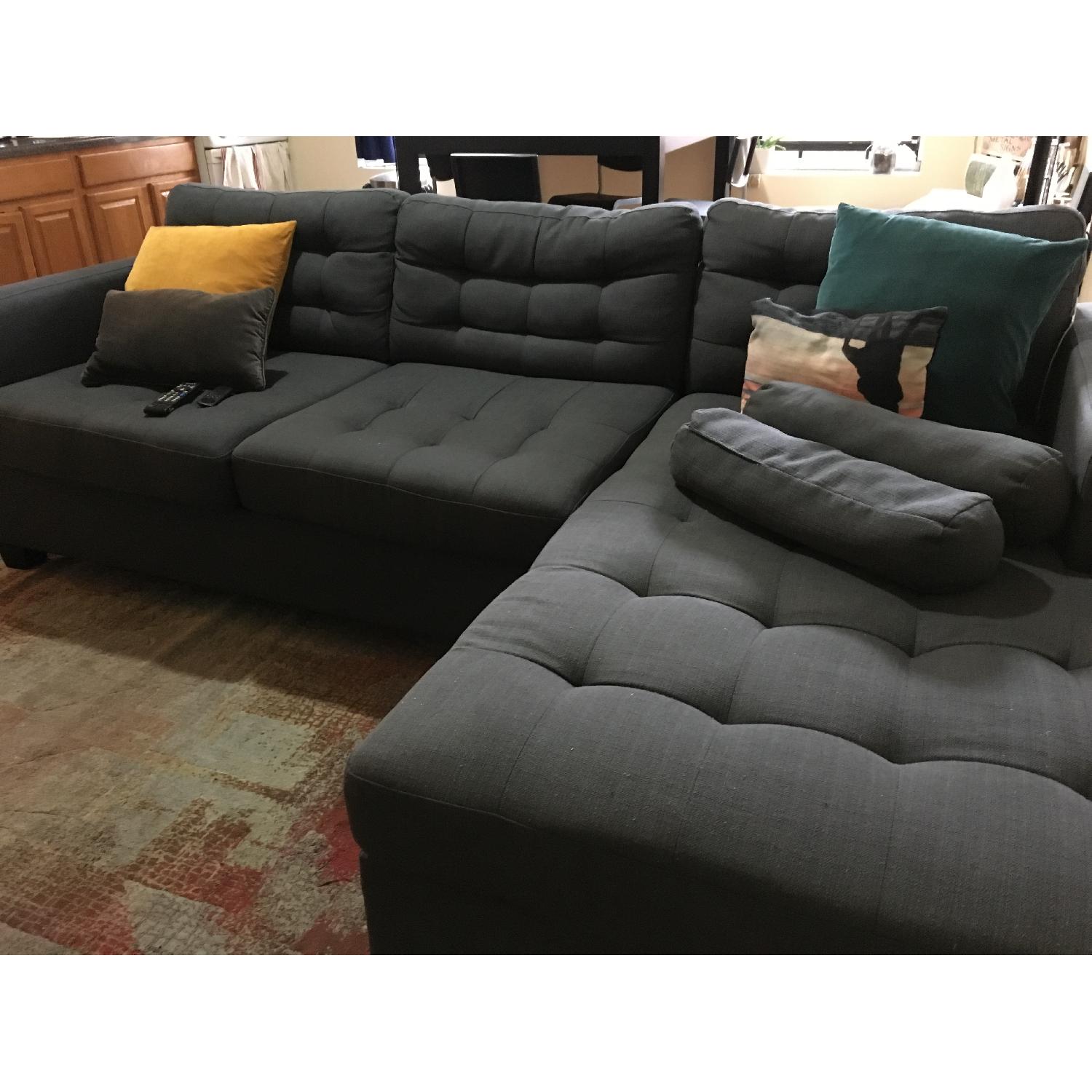Wayfair Bobkona Hardin 3 Piece Reversible Sectional - image-2