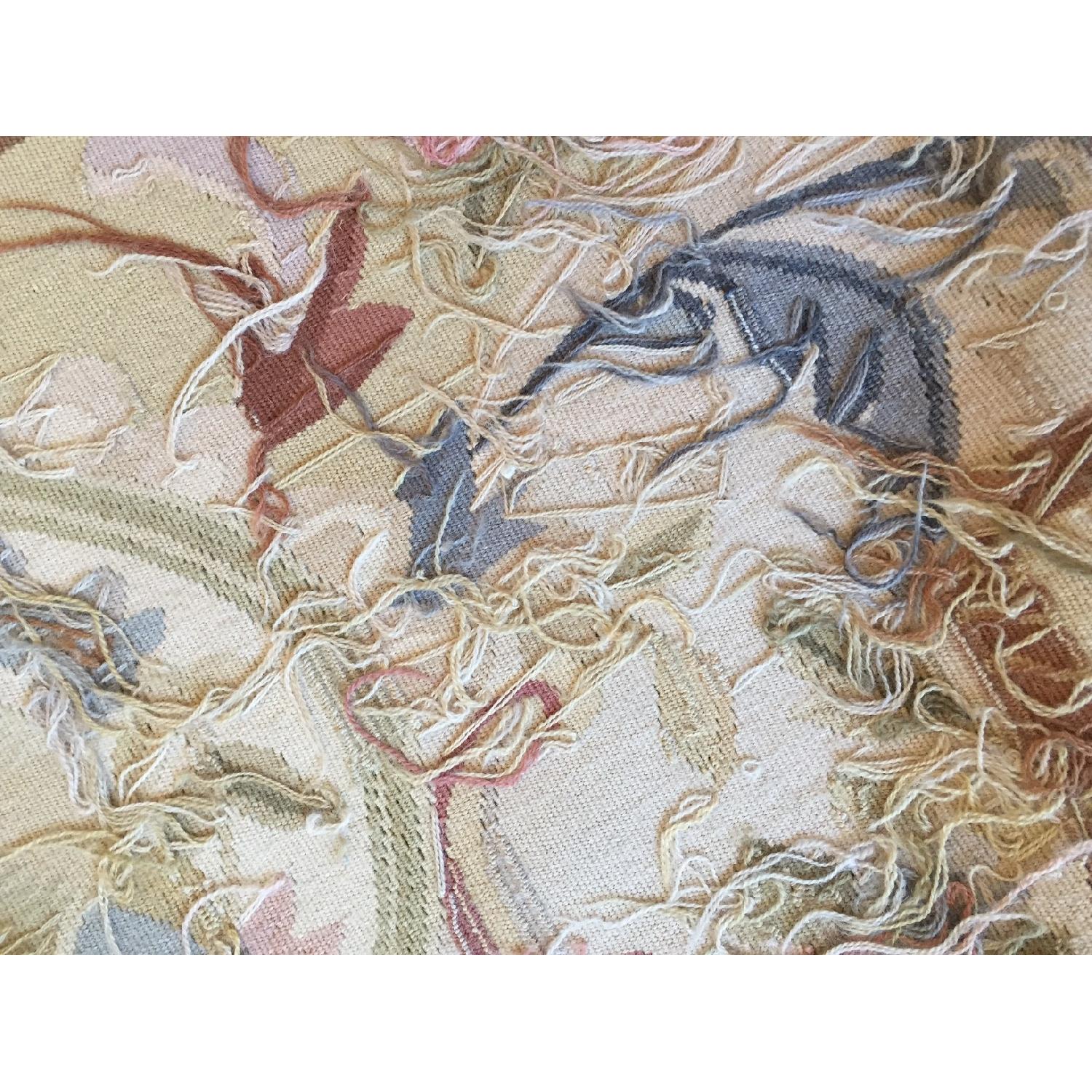 Handcrafted Antique French Aubusson Rug - image-4