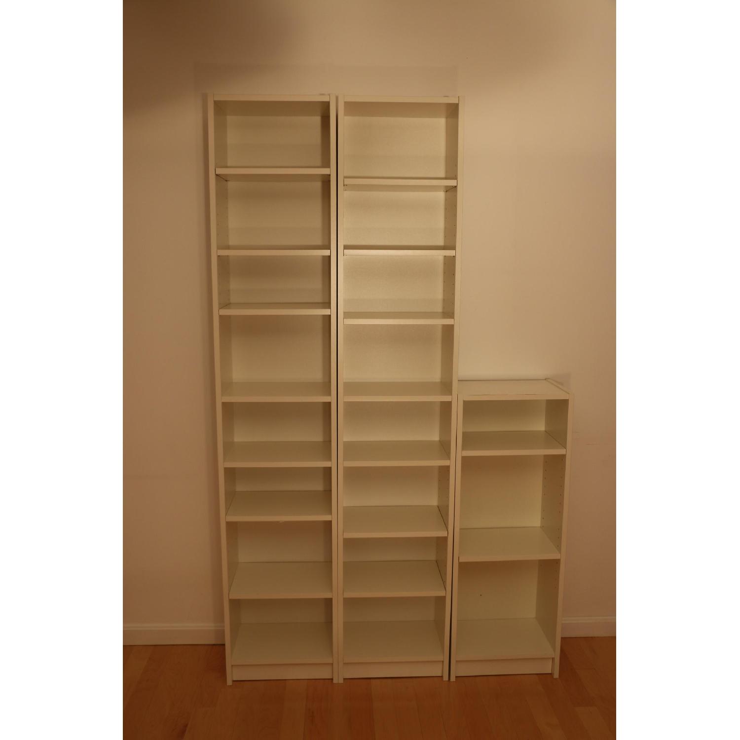 Ikea Billy Bookcases in White - image-14