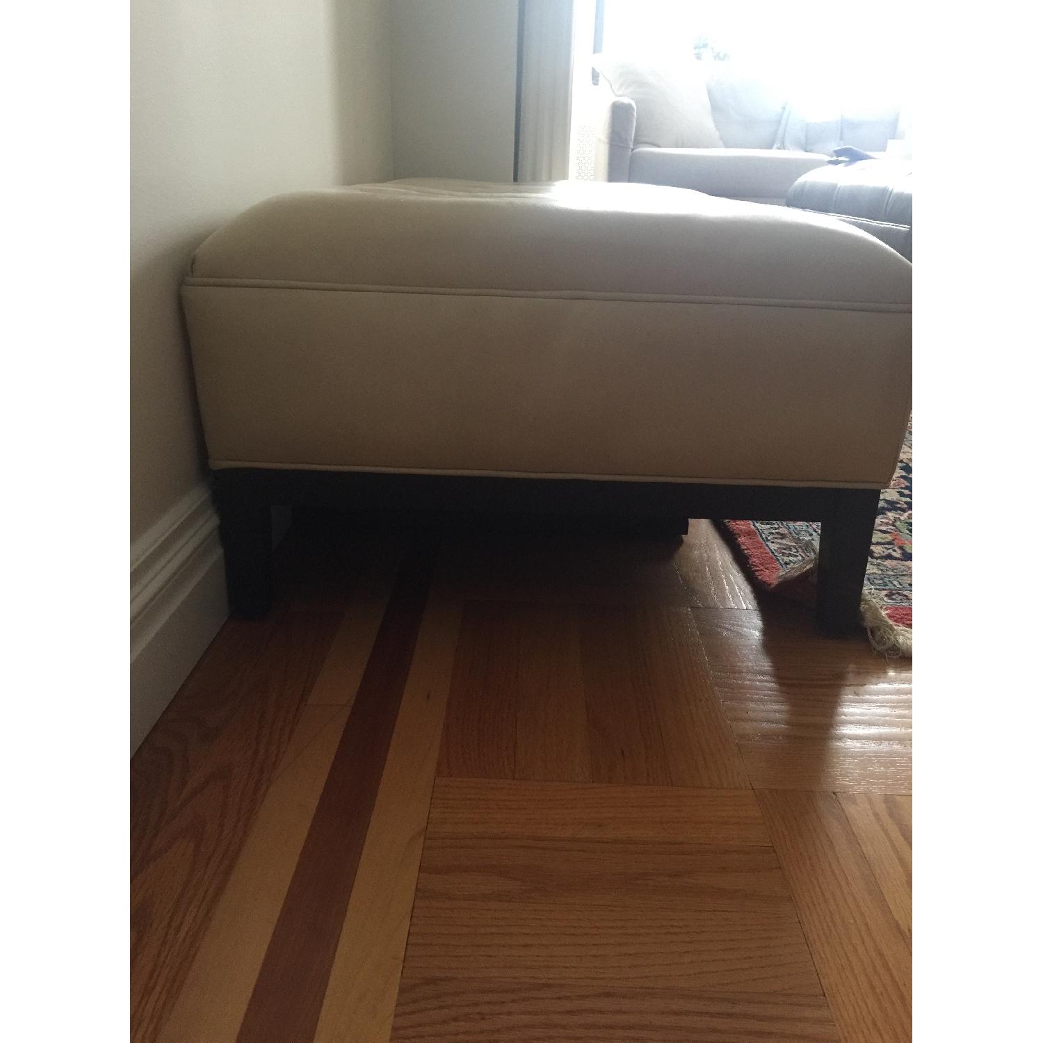 Room & Board Leather Ottoman - image-2