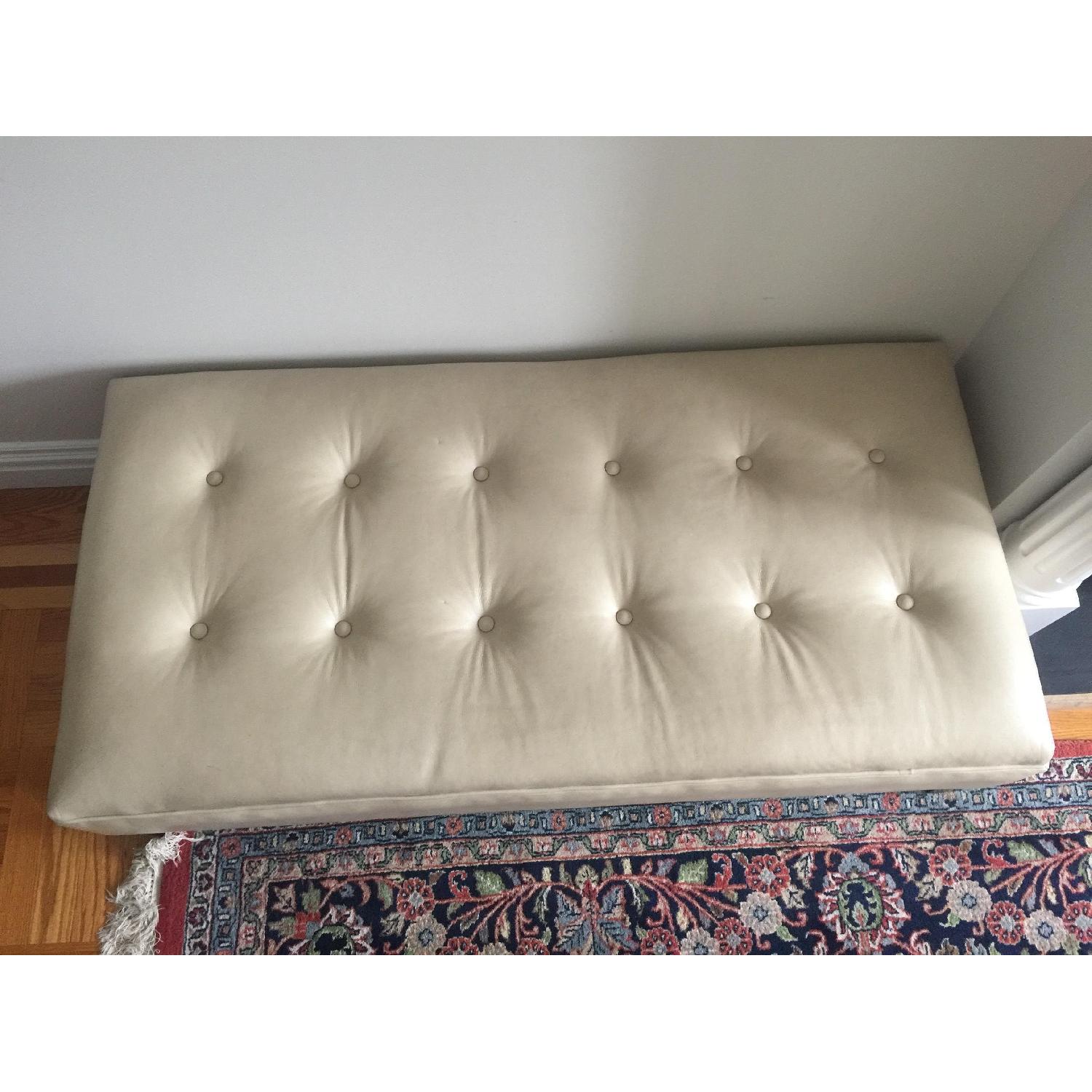 Room & Board Leather Ottoman - image-3