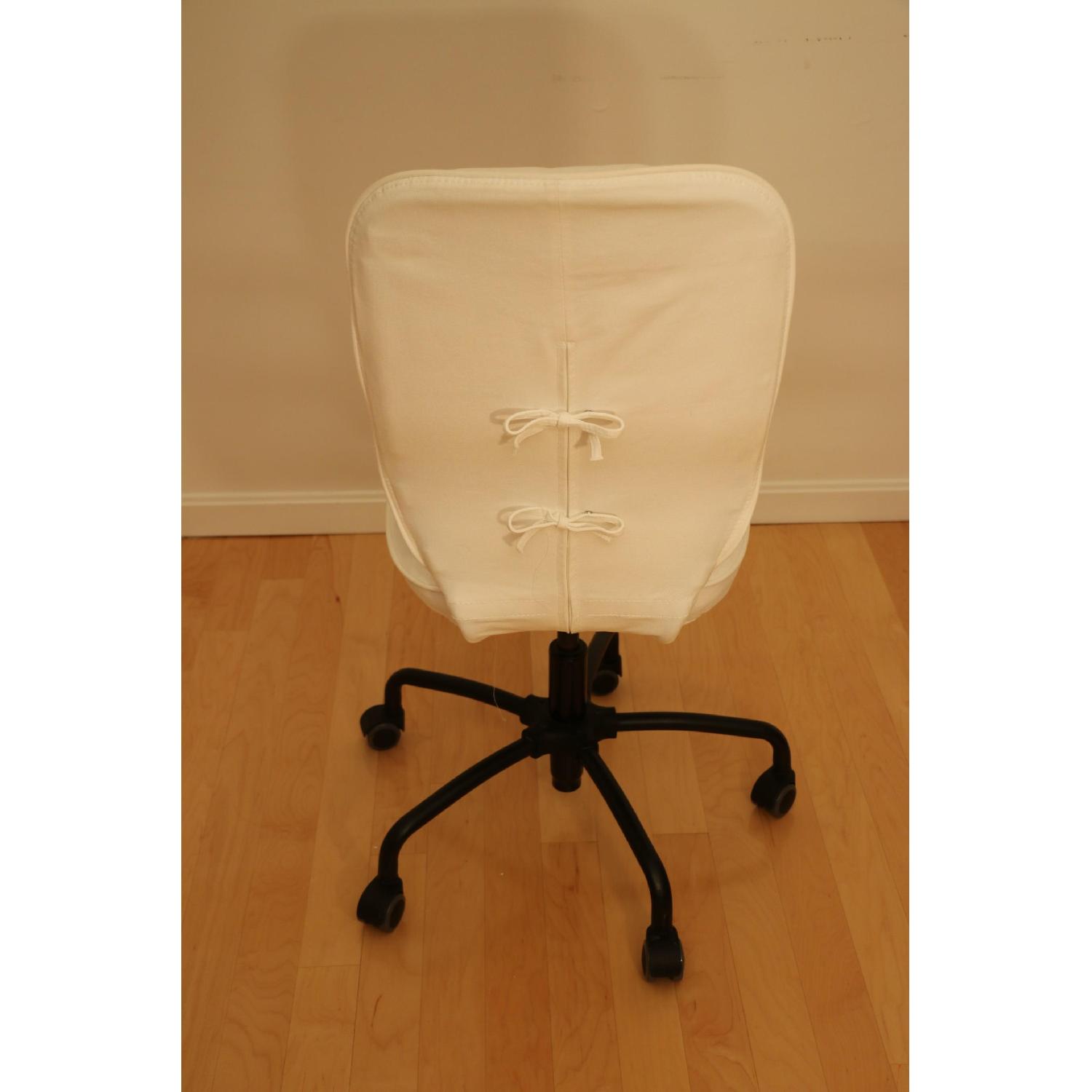 Ikea Glass Top Desk w/ 2 Drawer Units & Swivel Chair - image-10