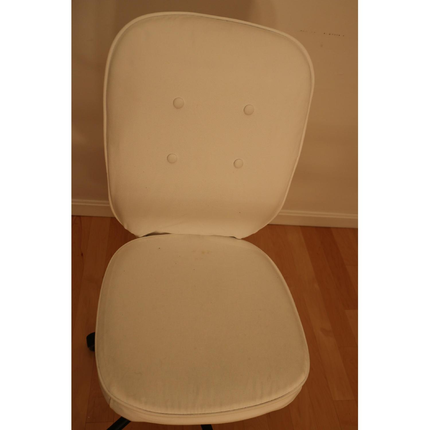 Ikea Glass Top Desk w/ 2 Drawer Units & Swivel Chair - image-12