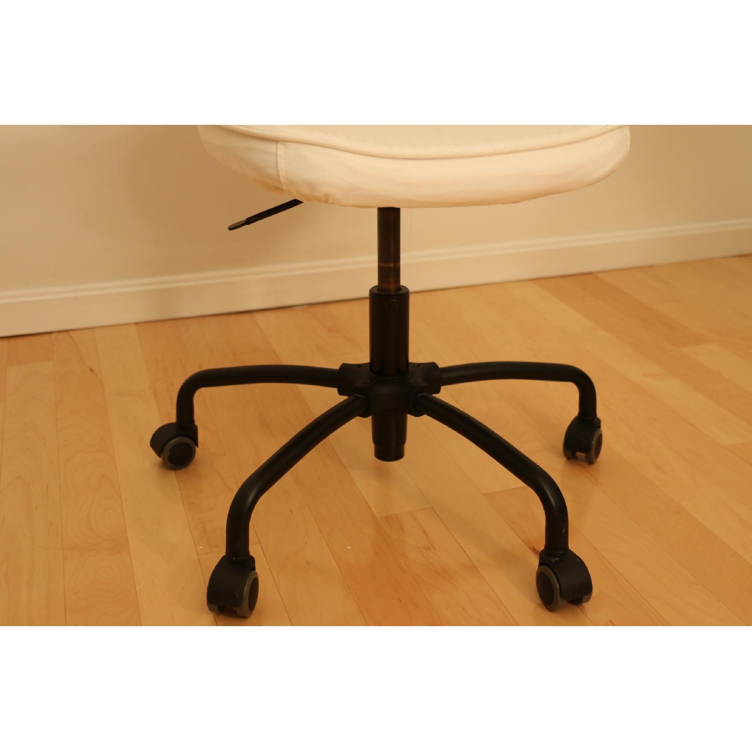 Ikea Glass Top Desk w/ 2 Drawer Units & Swivel Chair AptDeco