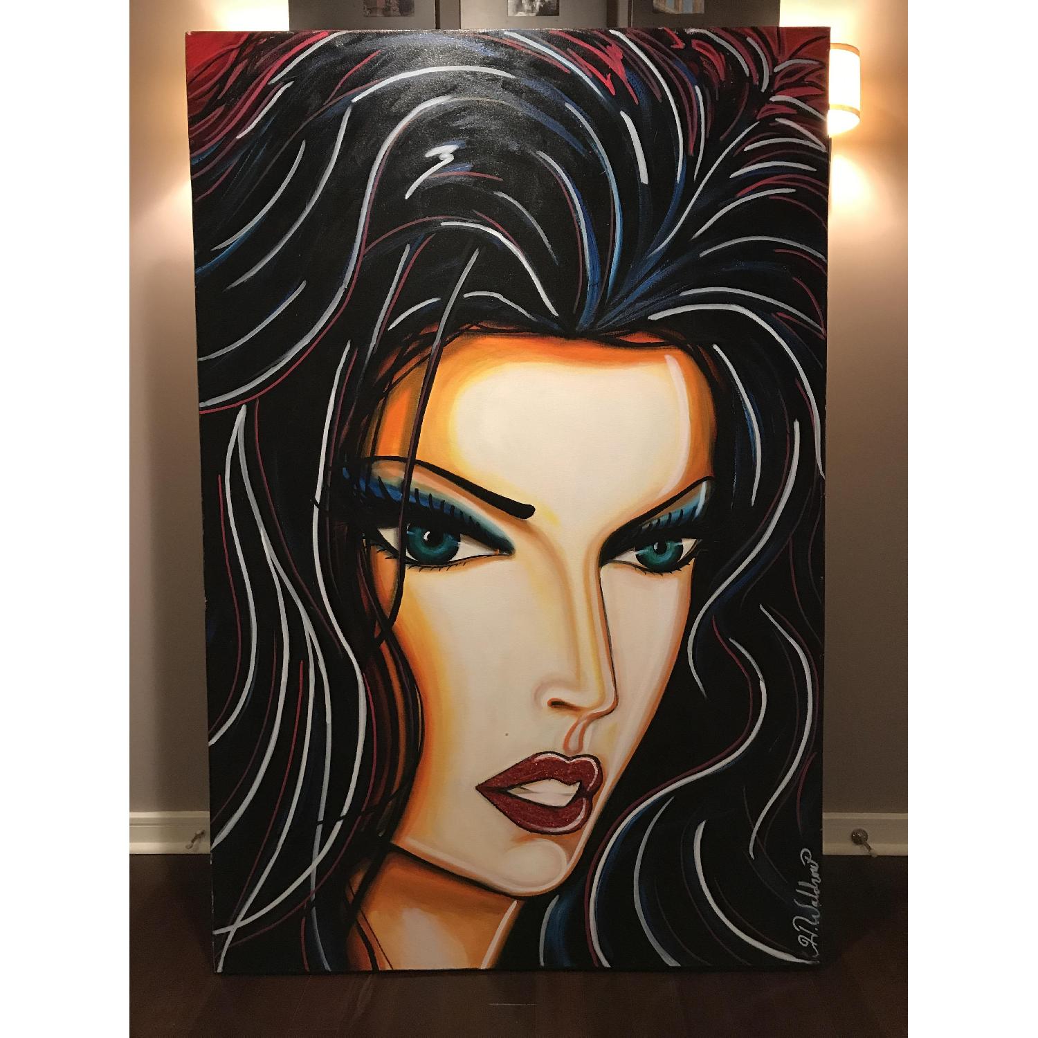 Hulbert Waldroup Pop Art Painting - One of a Kind - image-1