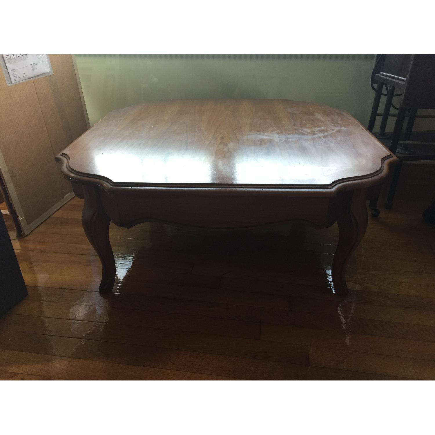 Bassett Furniture Vintage Mid Century Coffee Table - image-1