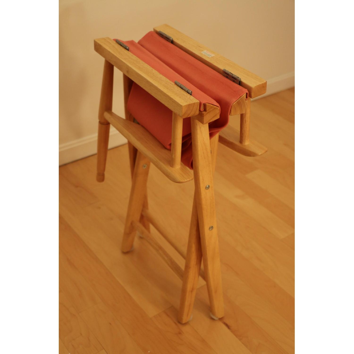 Pier 1 Natural Frame Director's Chair + 2 Bar Stools - image-1