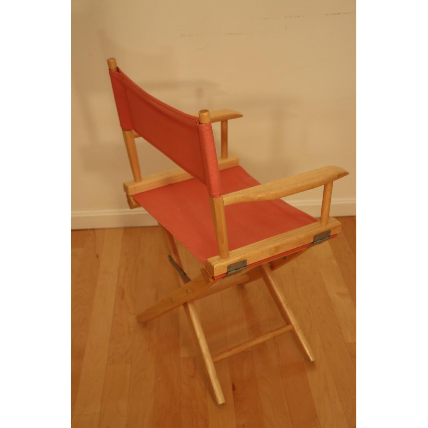 Pier 1 Natural Frame Director's Chair + 2 Bar Stools - image-3