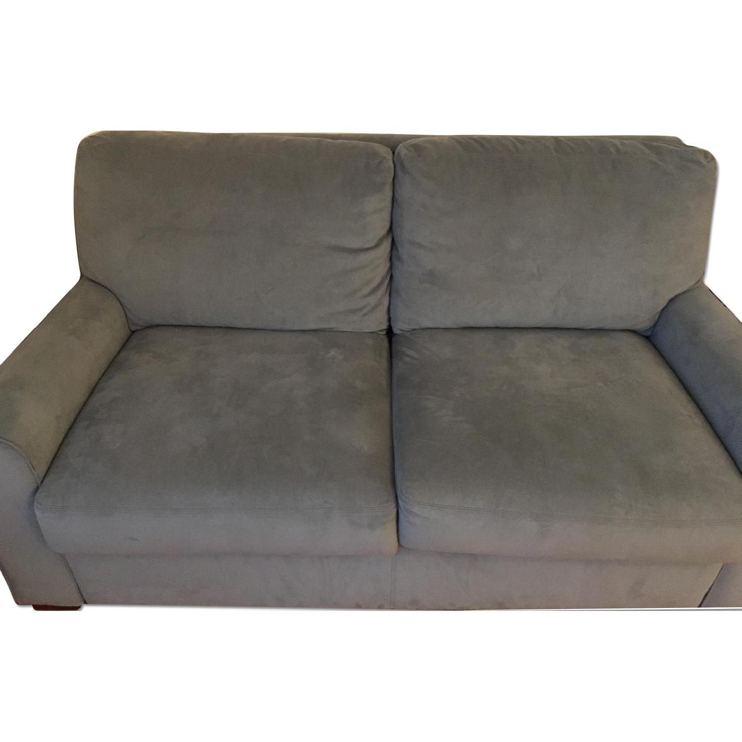 Scott Jordan Furniture Luxe Sleeper Sofa in Steel Grey AptDeco