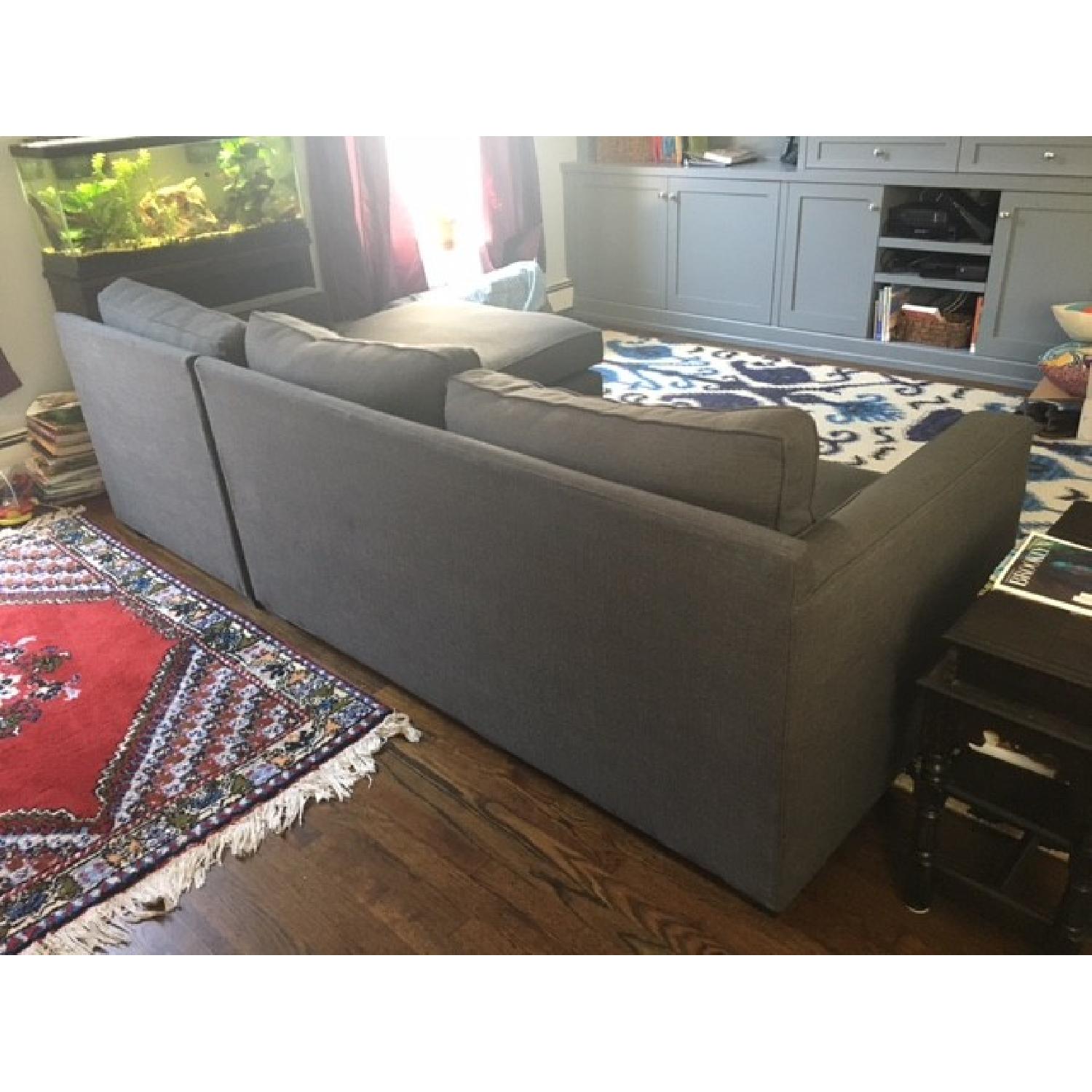 Crate & Barrel Davis Sectional Sofa - image-3