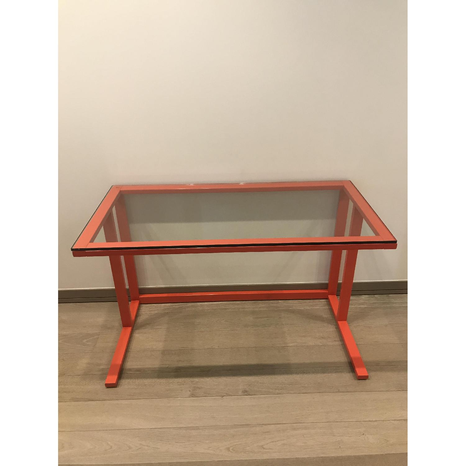Crate & Barrel Paprika Pilsen Desk - image-1