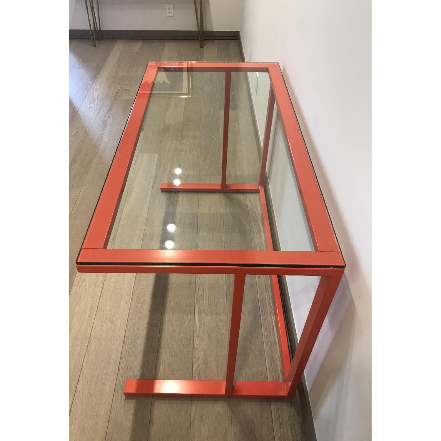 Crate & Barrel Paprika Pilsen Desk - image-2