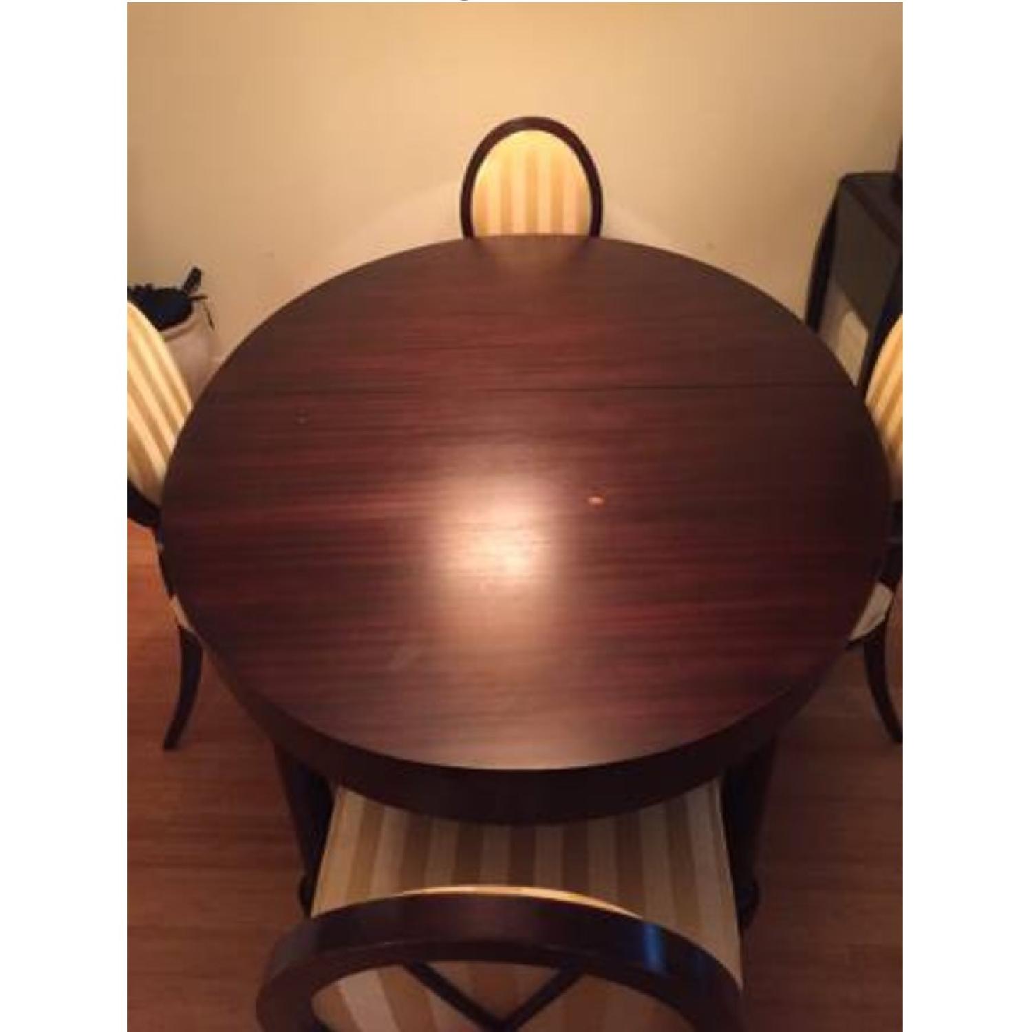 Barbara Barry for Baker Oval Dining Table w/ 4 Chairs - image-3