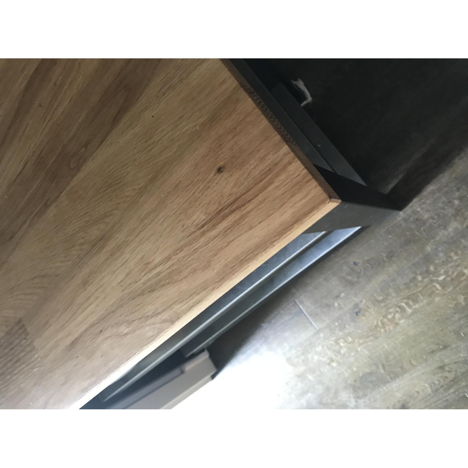 Ikea Stenstorp Oak Kitchen Cart in Black-Brown - image-2