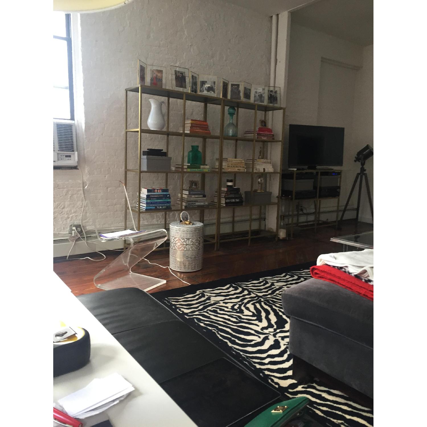 Ikea Vittsjo Metal & Glass Shelving Units - image-1