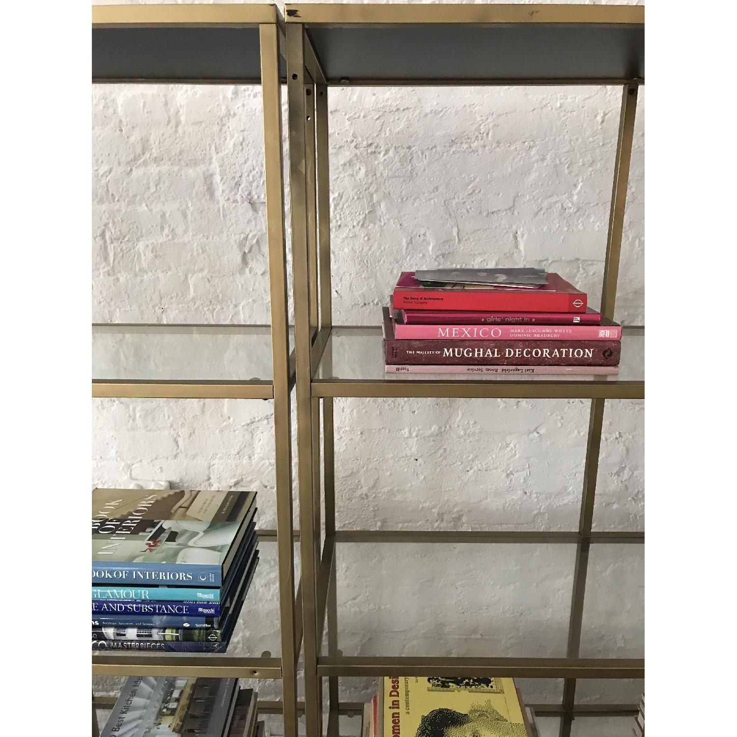 Ikea Vittsjo Metal & Glass Shelving Units - image-4