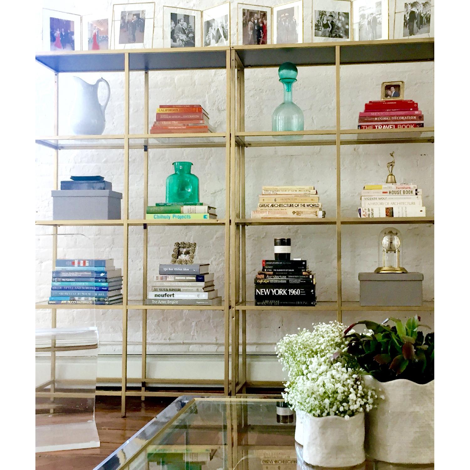 Ikea Vittsjo Metal & Glass Shelving Units - image-7