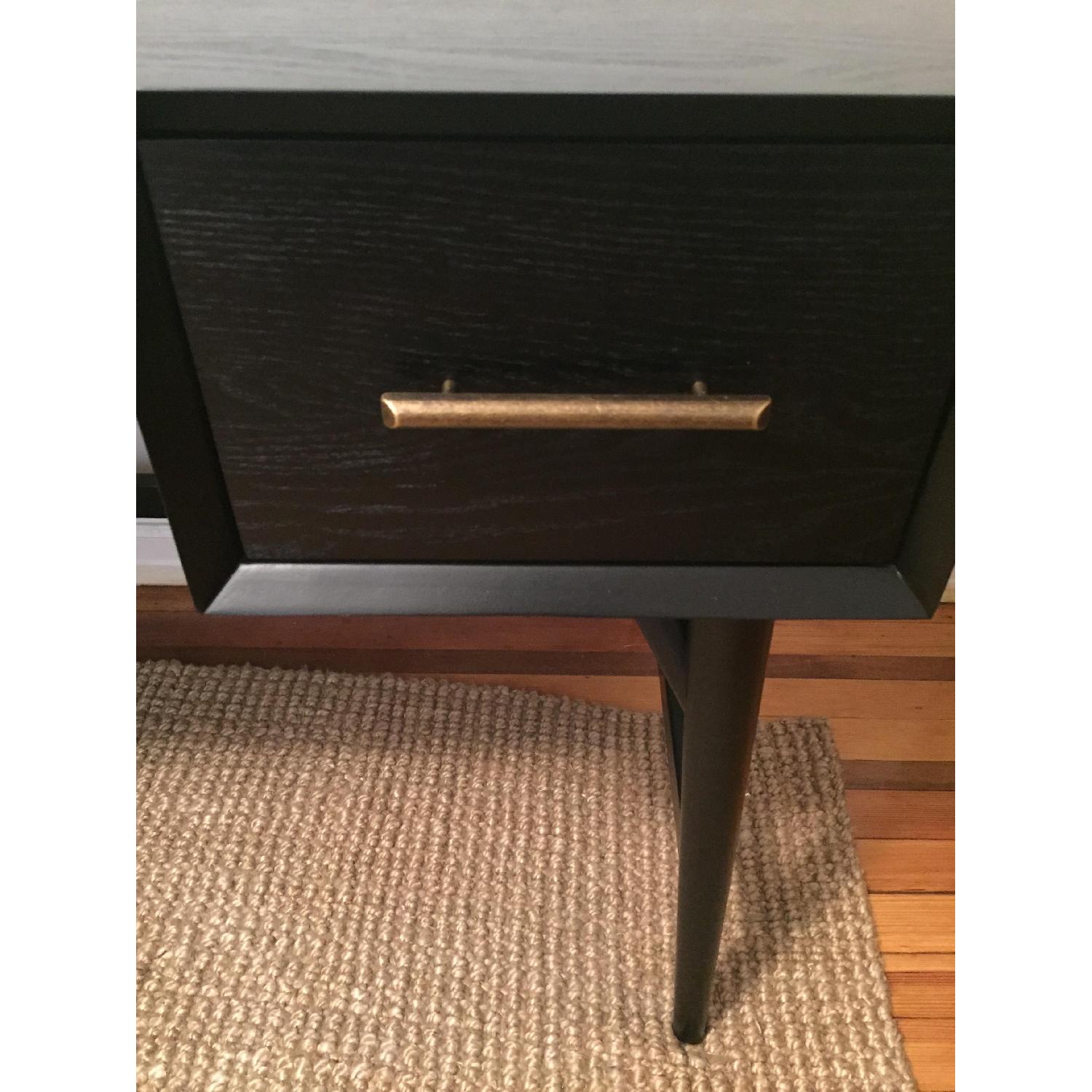 West Elm Mid-Century Desk in Black - image-2