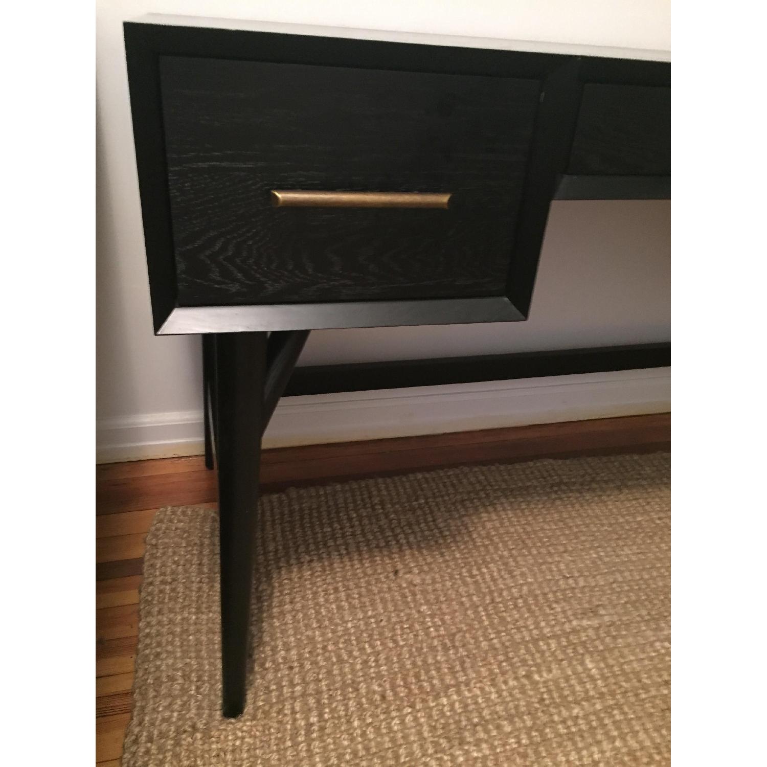West Elm Mid-Century Desk in Black - image-4