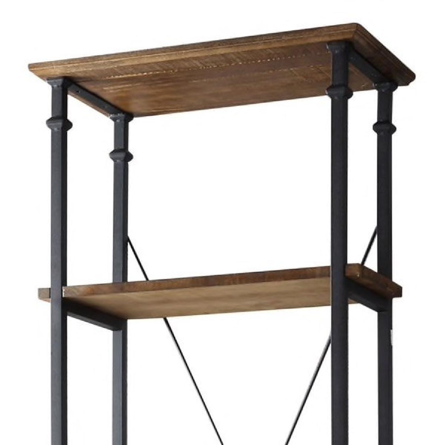 Tribecca Home Myra Vintage Industrial Modern Rustic Bookcase - image-1