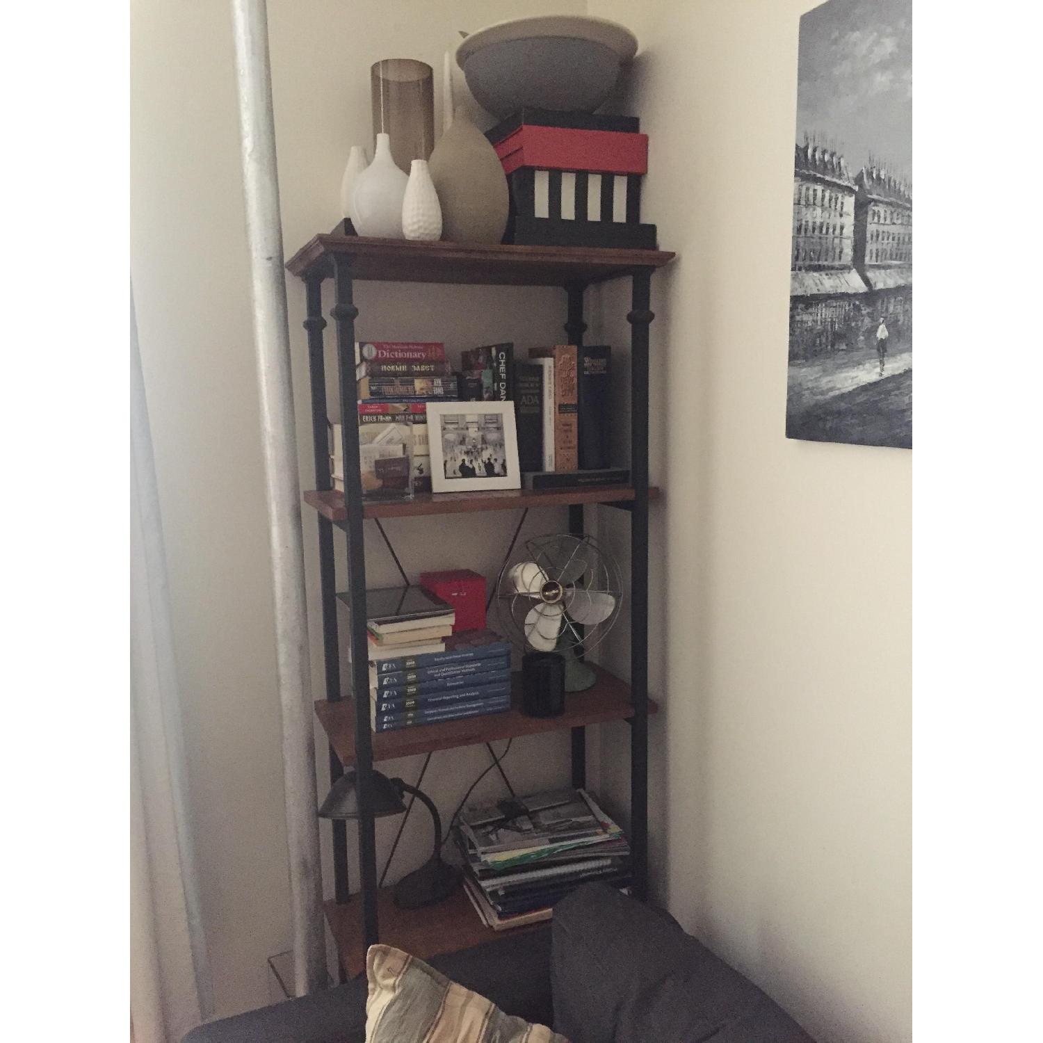 Tribecca Home Myra Vintage Industrial Modern Rustic Bookcase - image-2