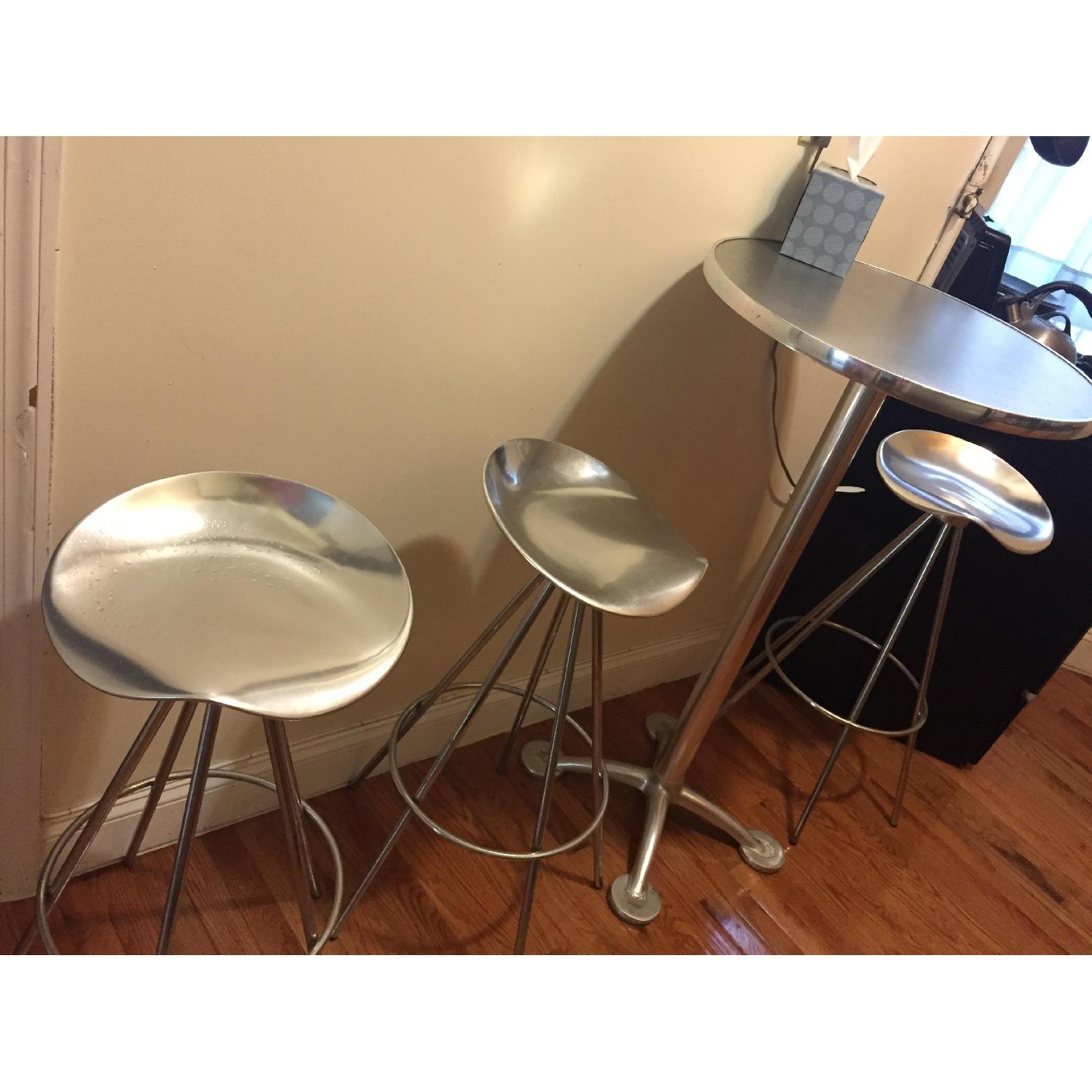 Knoll Pepe Cortes Jamaica Aluminum Barstools - image-3