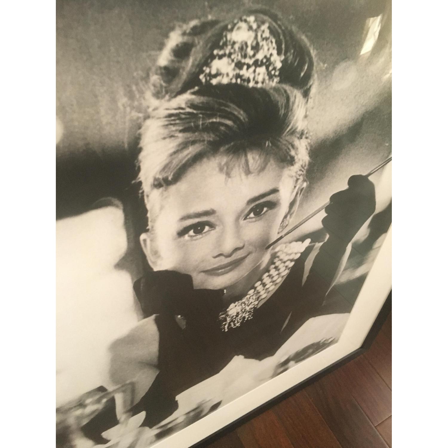 Classic Audrey Hepburn Black & White Photo Print - image-3