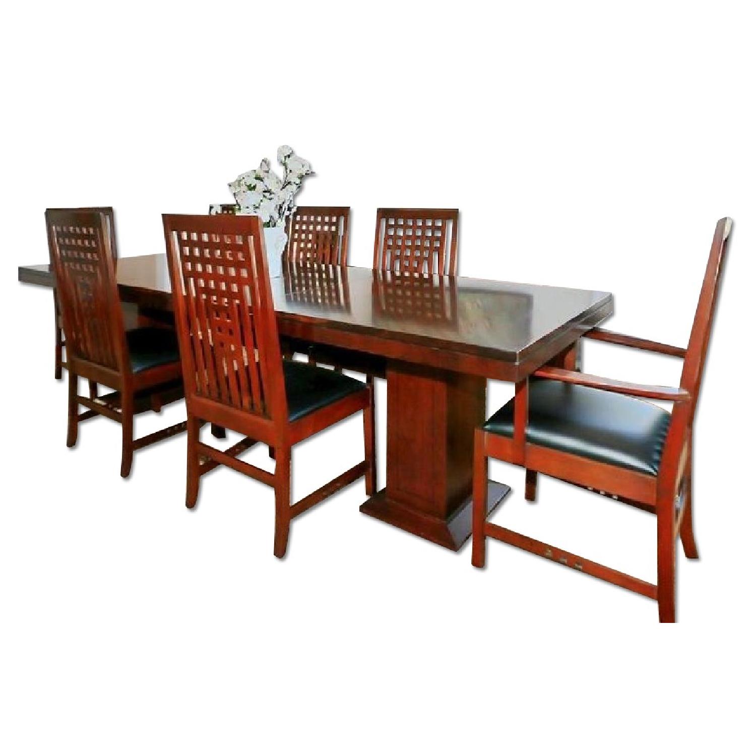 Stickley 21st Century Collection 10 Piece Dining Room Set AptDeco