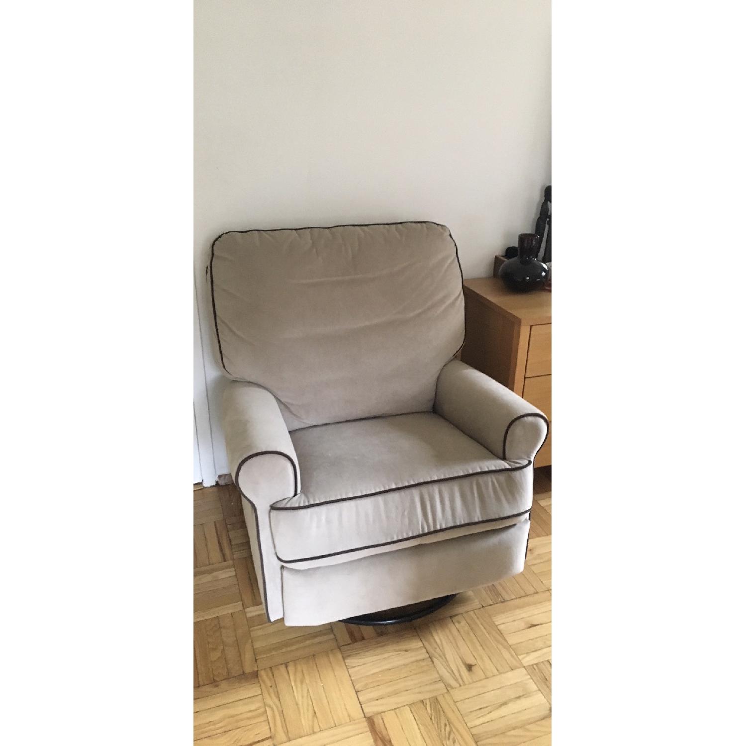 Abbyson Living Bryant Nursery Swivel Glider Recliner - image-3