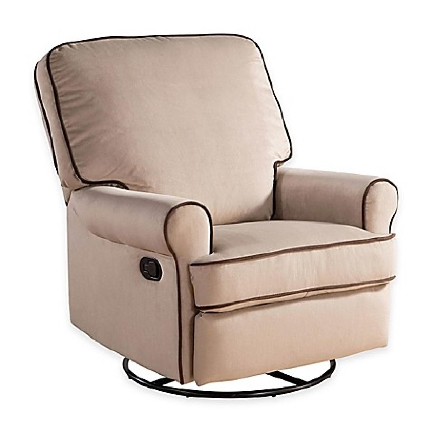 Abbyson Living Bryant Nursery Swivel Glider Recliner - image-0