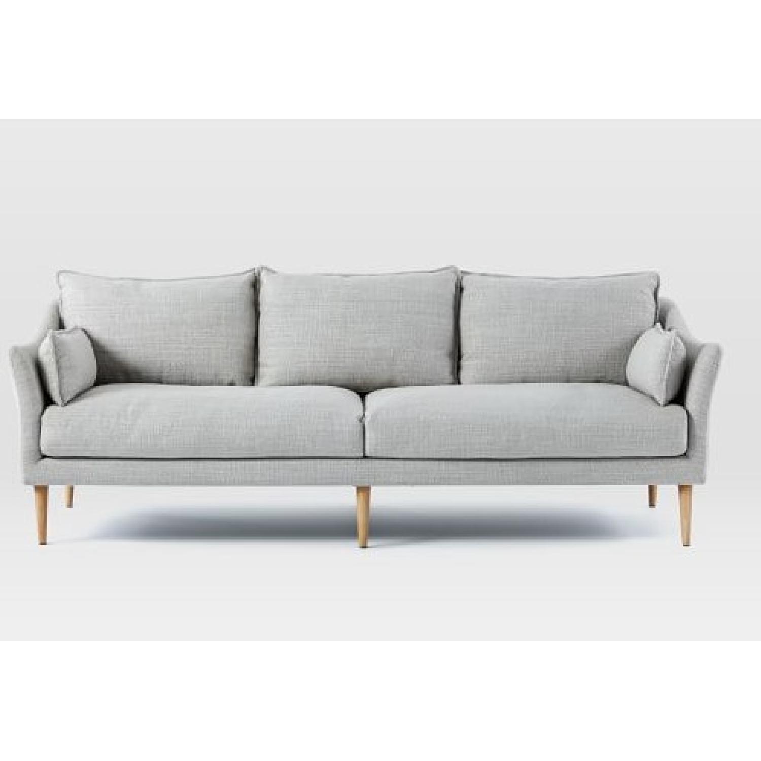 West Elm Antwerp Grey Sofa - image-0
