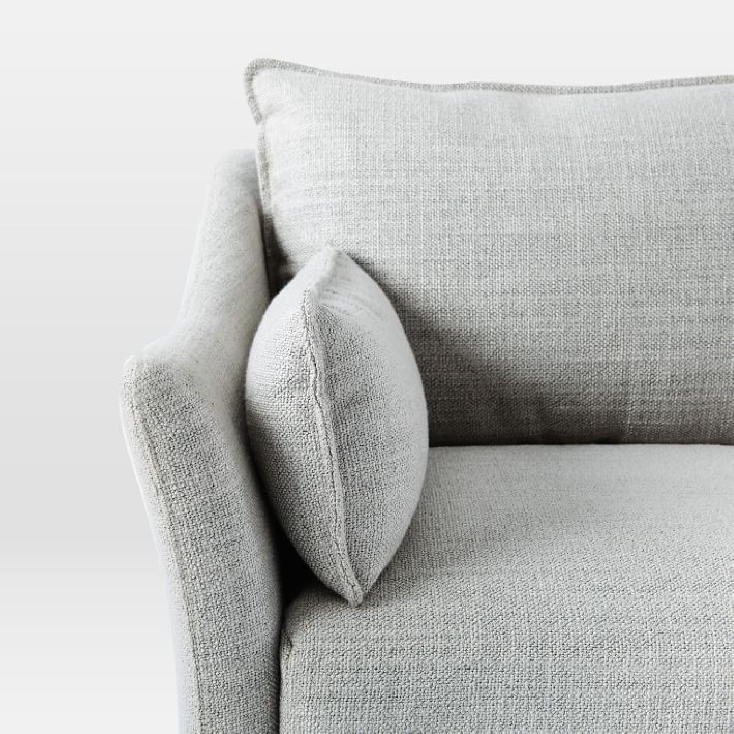 West Elm Antwerp Grey Sofa - image-1