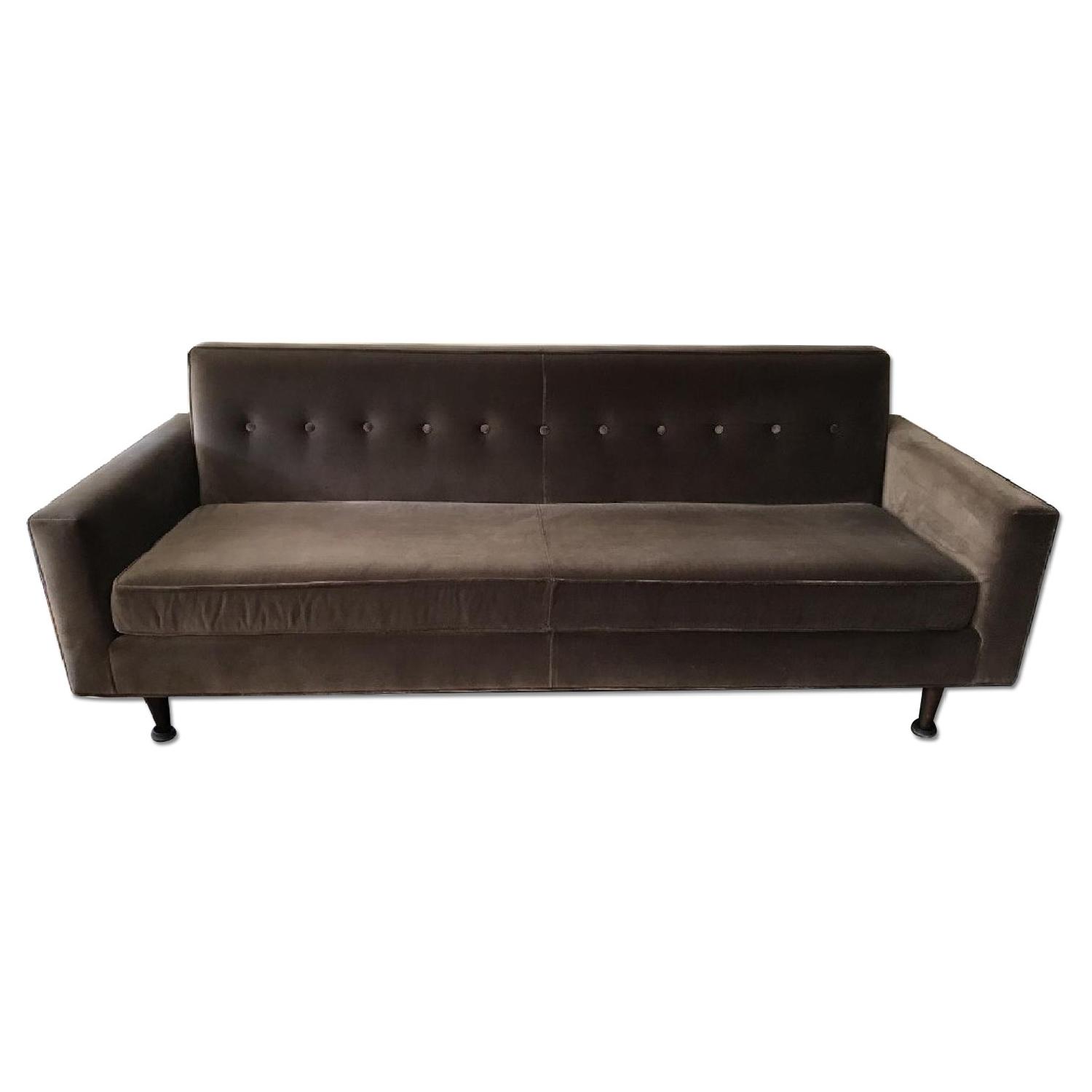 Design Within Reach Bantam Velvet Sofa - AptDeco