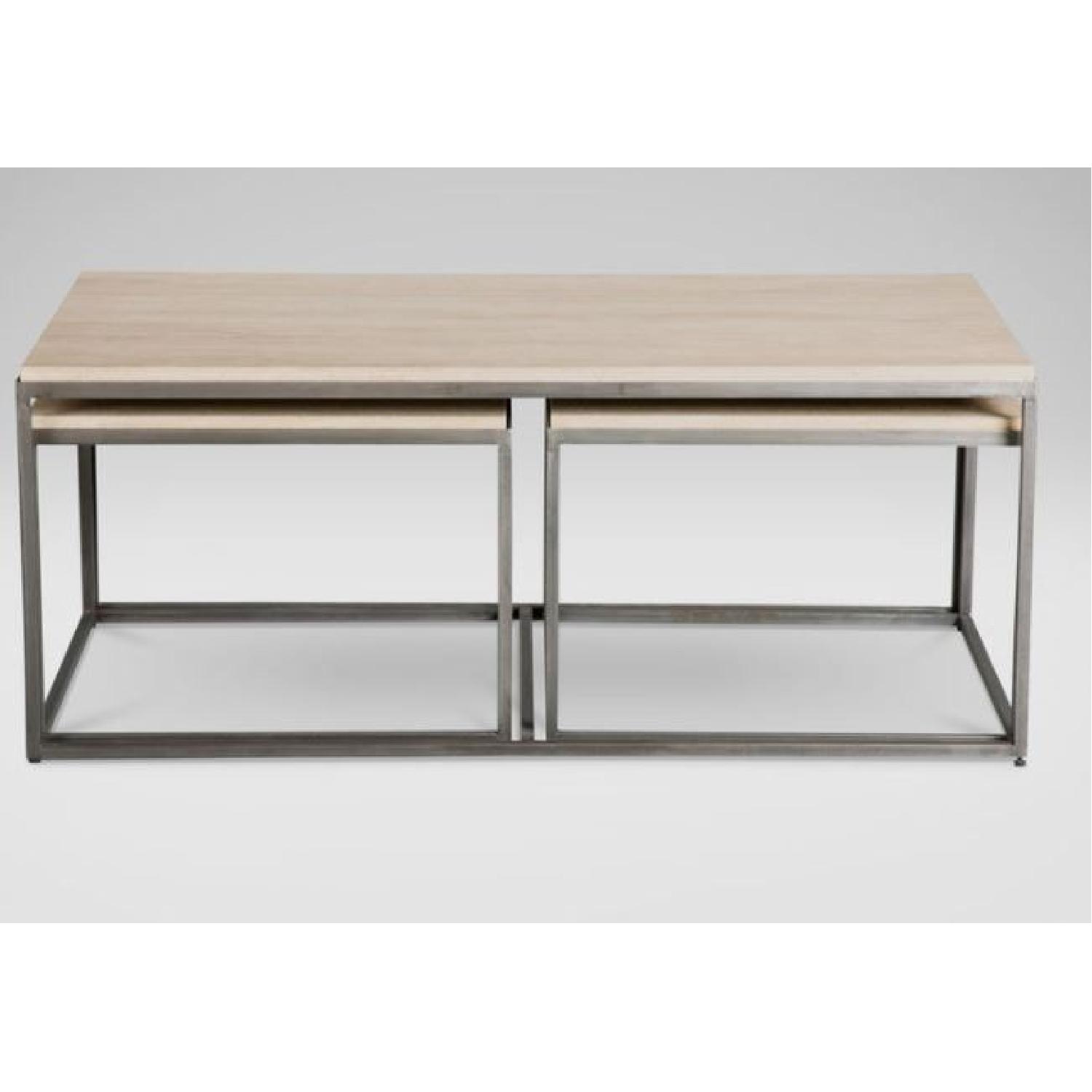 Ethan Allen Nesting Coffee Table AptDeco