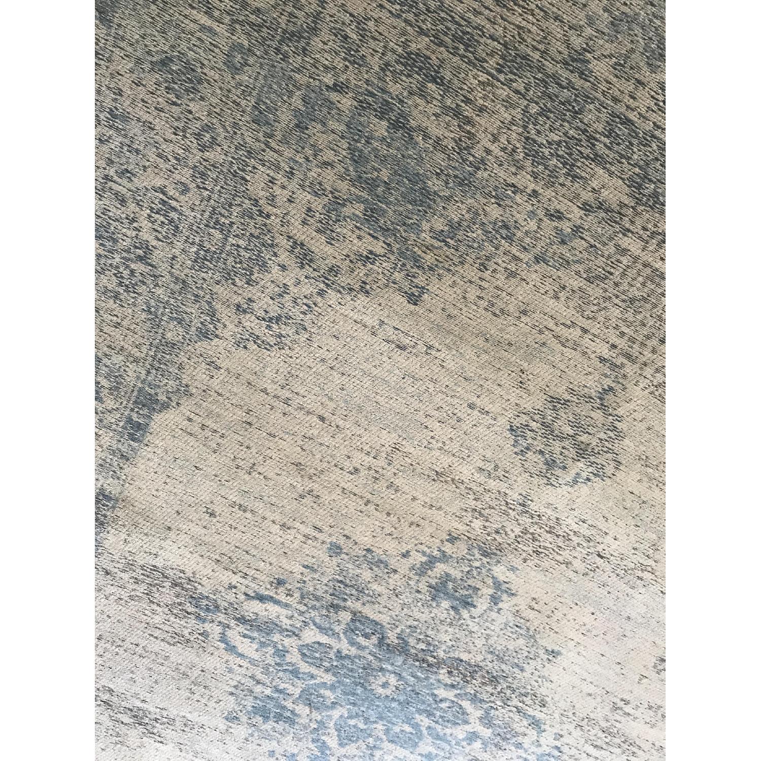John Lewis Blue Vintage Aesthetic Flat-Weave Rug - image-2