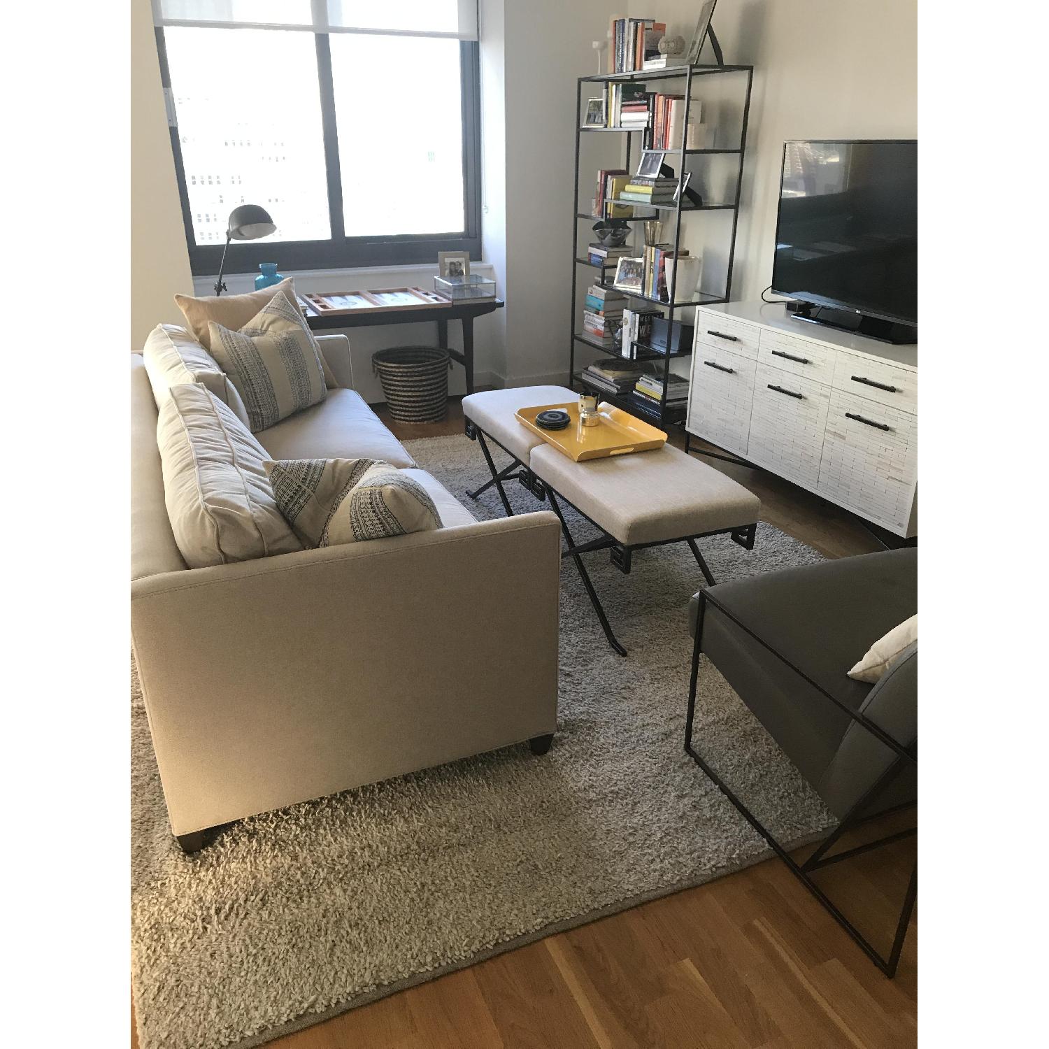 West Elm Steven Alan's Solid Wool Shag Rug in Oatmeal - image-2