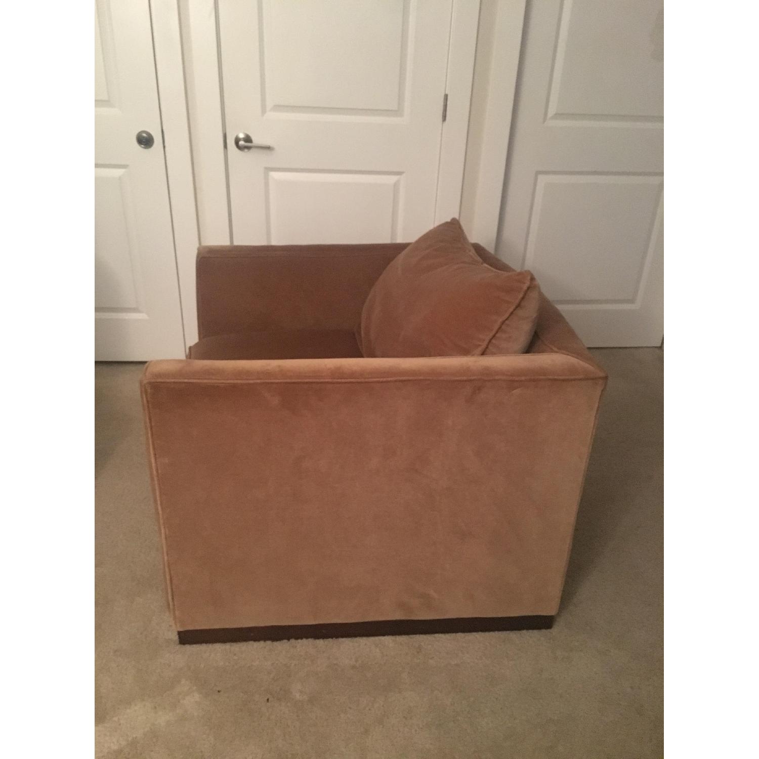 Beige Microfiber Armchair - image-3