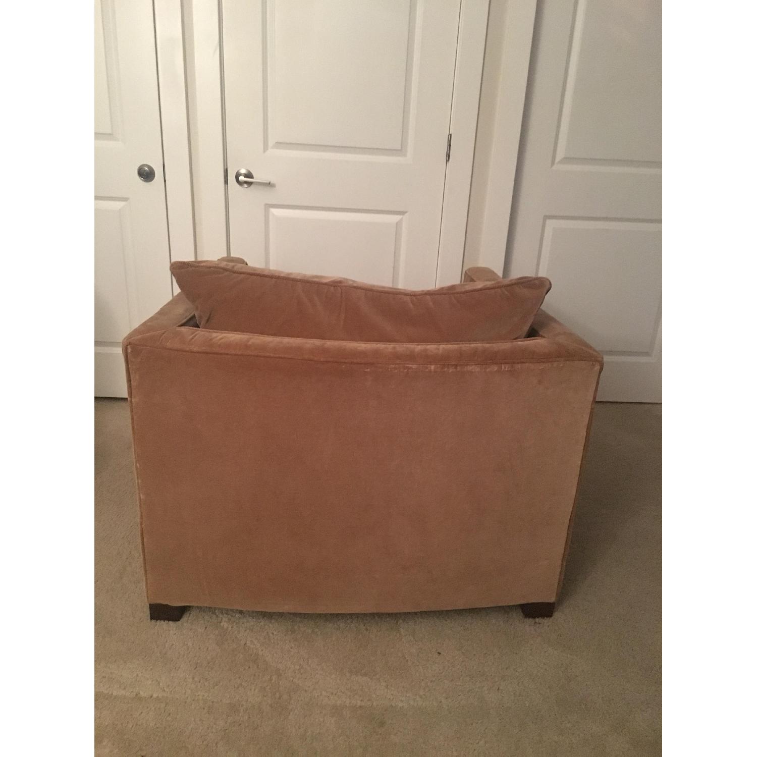 Beige Microfiber Armchair - image-4