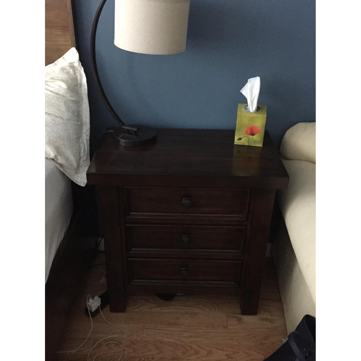 Bob's Hudson 3 Drawer Nightstand - image-1